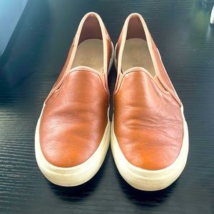 Women's Keds loafer in Camel, size 6.5
